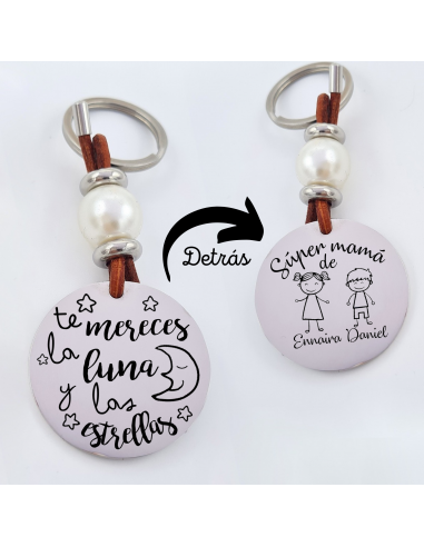 Llavero PERLI, frases bonitas, te...