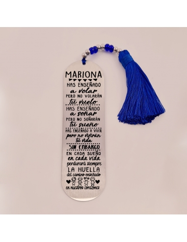 Marca páginas BIMBA, modelo 5, borla...