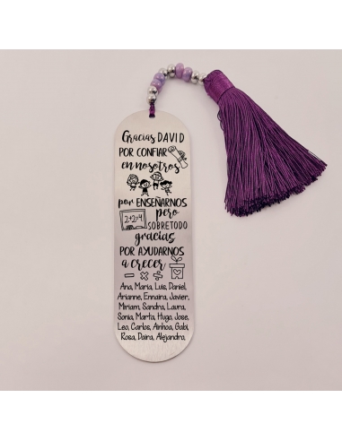 Marca páginas BIMBA, modelo 12, borla...