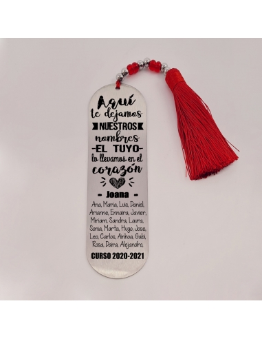 Marca páginas BIMBA, modelo 15, borla...