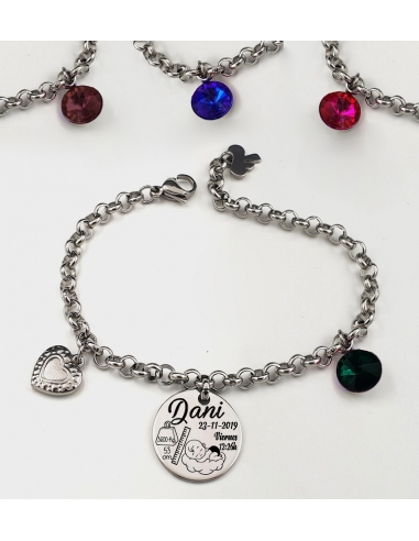 Pulsera ANDANA, natalicio niño,...