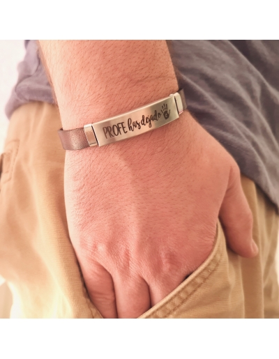 Pulsera de cuero, (profe... 2