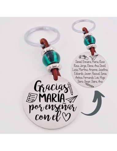 Llavero modelo BUBLE, (Gracias María...