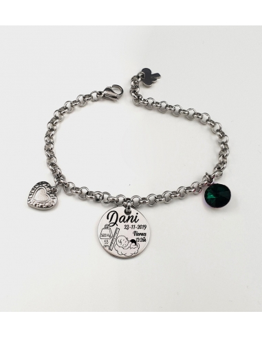 Pulsera ANDANA, natalicio niño,...