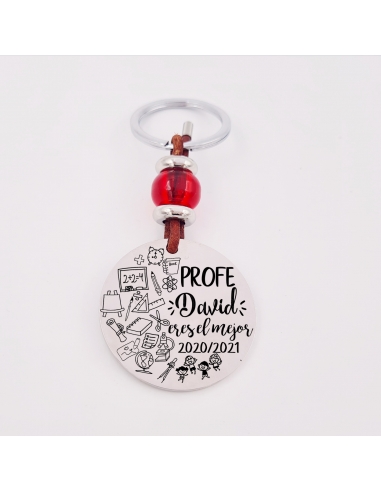 Llavero modelo BUBLE, (Profe eres el...