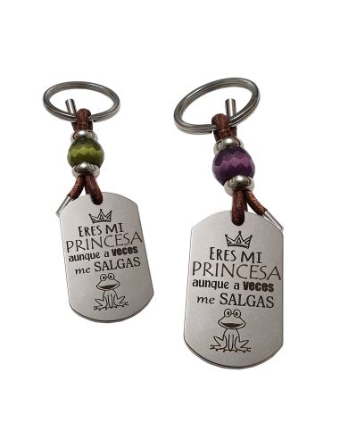 Llavero KLIMBA, con frase (Eres mi...