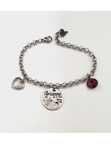 Pulsera ANDANA, natalicio niña,...