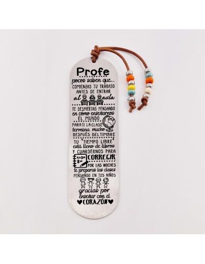 Marca páginas COLORES, modelo 4, cristal checo y bolas de acero inoxidable. 2