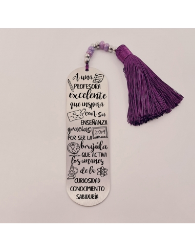 Marca páginas BIMBA, modelo 10, borla...