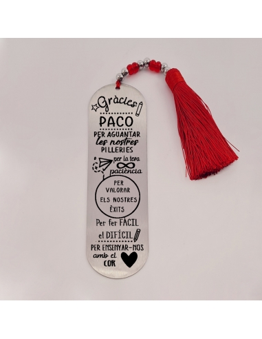 Marca páginas BIMBA, modelo 18, borla...