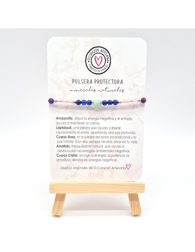 Pulsera Protectora, Amazonita,...