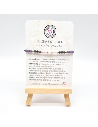 Pulsera Protectora, Cuarzo...