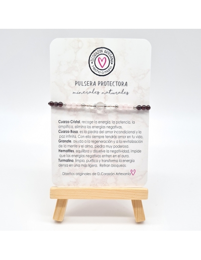 Pulsera Protectora, Cuarzo...