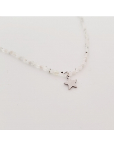 Gargantilla de piedras semipreciosas,...