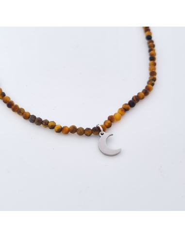 Gargantilla de piedras semipreciosas,...