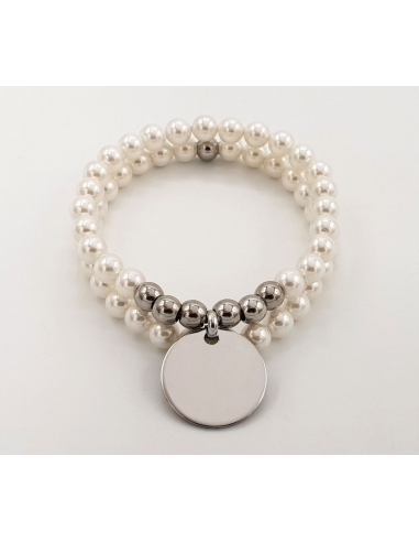 Pulsera modelo D'PERLAS 2, montada...