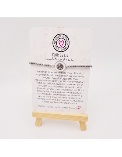 Pulsera FLOR DE LIS, con...