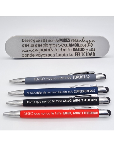 Bolígrafo y carcasa con...