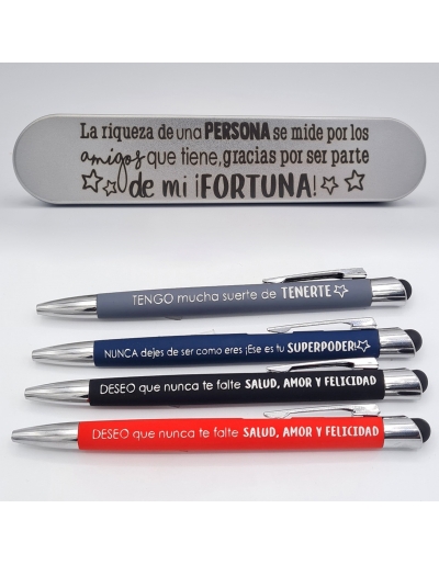 Bolígrafo y carcasa con...