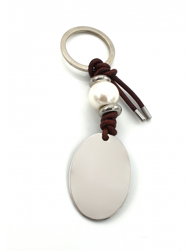 Llavero NÁCAR, perla de resina y...