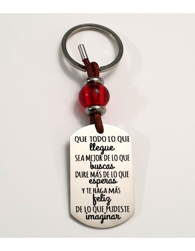 Llaveros con frases bonitas... 2