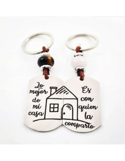 Conjunto DUO, dos llaveros...