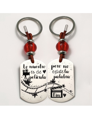 Conjunto DUO PELICULA, dos llaveros...