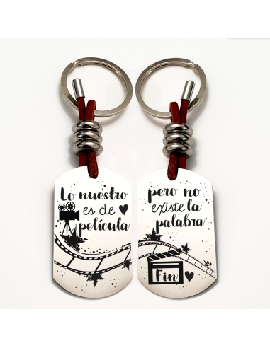 Conjunto DUO PELICULA, dos llaveros...