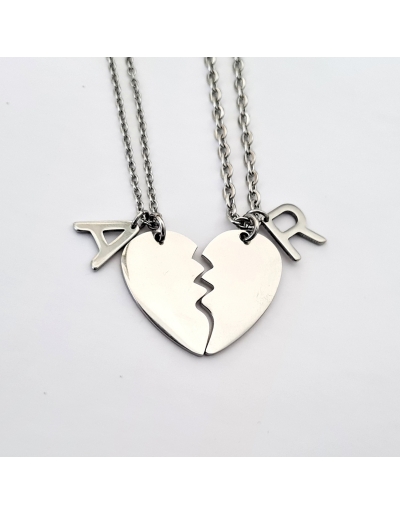 Collar de acero inoxidable,...