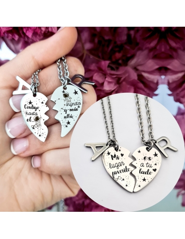 Collar de acero inoxidable, modelo...