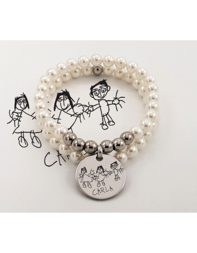 Pulsera modelo D'PERLAS 2,...