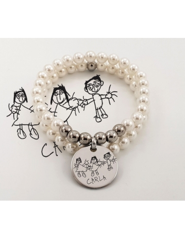Pulsera modelo D'PERLAS 2, dibujo...