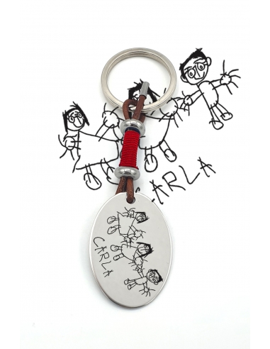 Llavero modelo KUKO, dibujo infantil,...