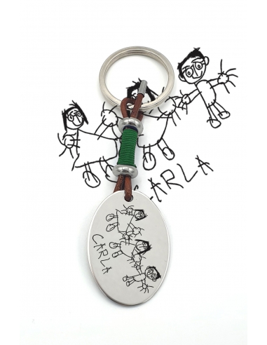 Llavero modelo KUKO, dibujo infantil,...