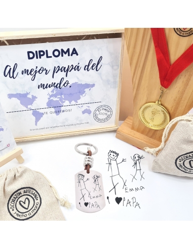 KIT Regalo Papá MOD 4, llavero para...