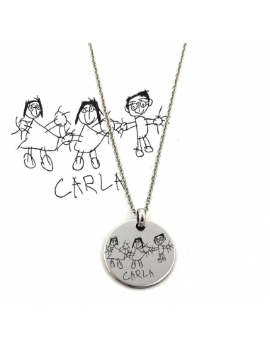 Collar modelo DONNA, dibujo infantil,...