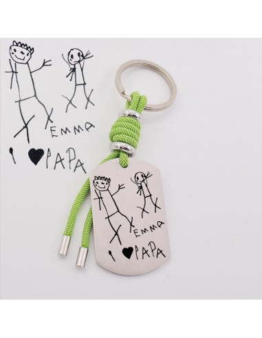 Llavero VENTURA, con dibujo infantil,...