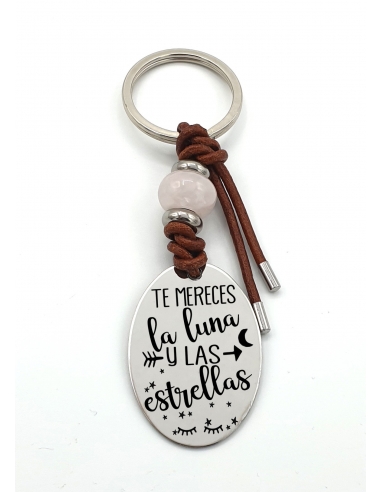 Llavero MINERAL (Te mereces la luna y...