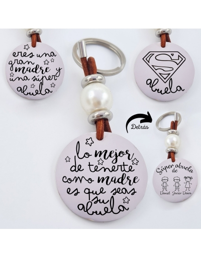 Llavero PERLI, con frases...
