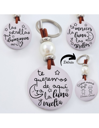 Llavero PERLI, frases bonitas, te...