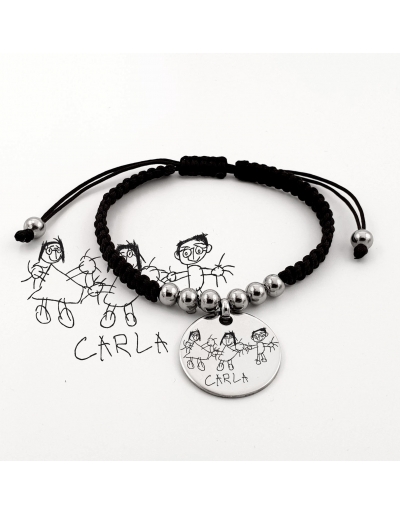 Pulsera de macramé, modelo...