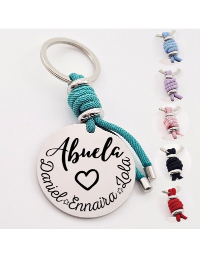 Llavero ABUELA, con los...