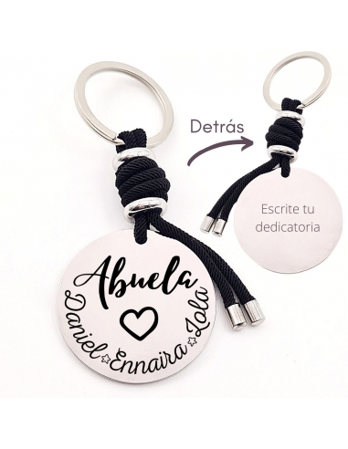 Llavero ABUELA, con los nombres de...