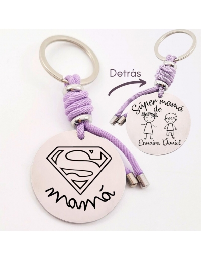 Llavero SÚPER MAMÁ, con los... 2