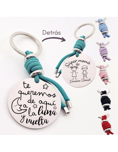 Llavero con frase (Te...