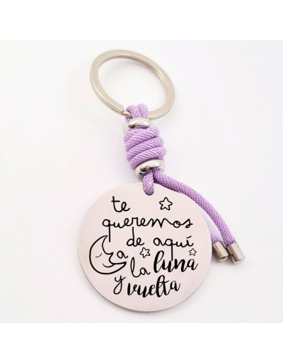 Llavero con frase (Te... 2