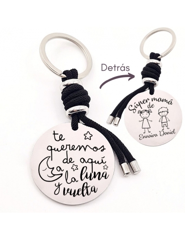 Llavero con frase (Te queremos de...