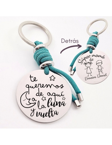 Llavero con frase (Te queremos de...