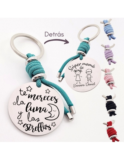 Llavero con frase (Te...