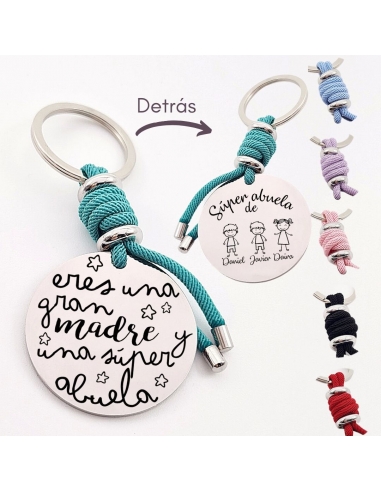 Llavero con frase, (Eres una gran...